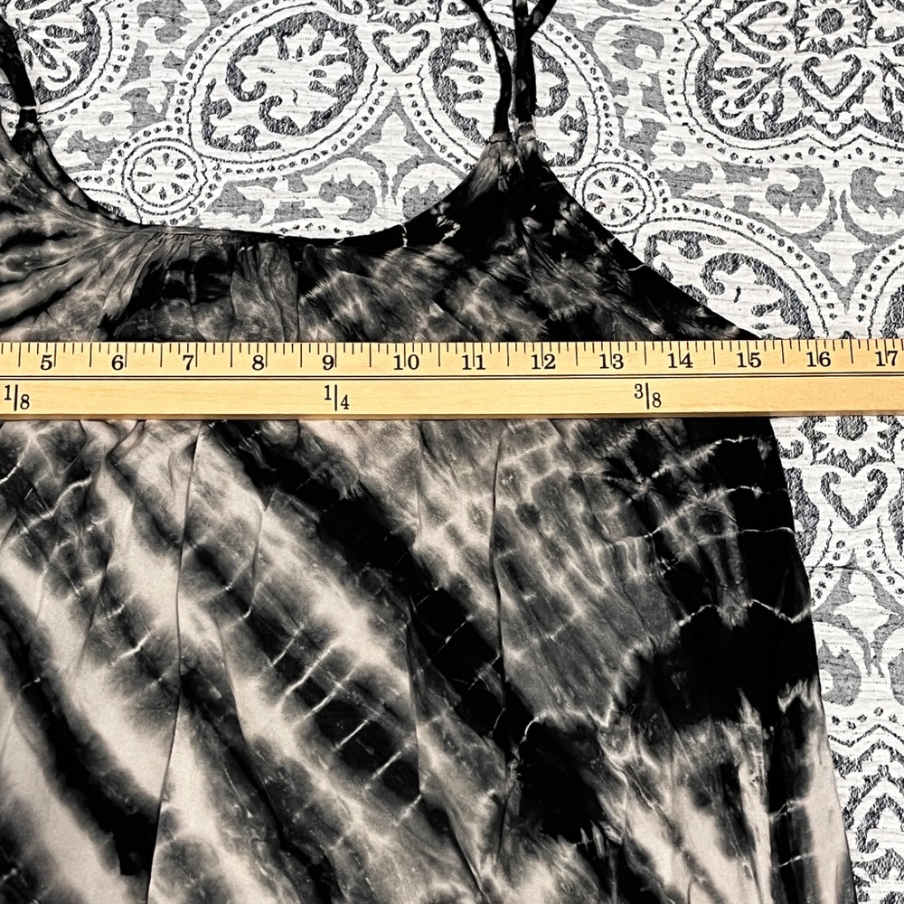 Mono B Black and White Tie Dye Maxi Dress Small - Picture 5 of 7